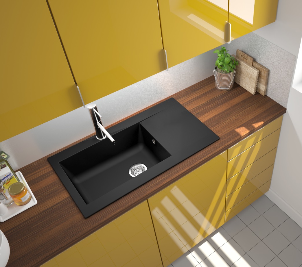 Respekta mineralite lavandino granito lavello cucina incasso ...