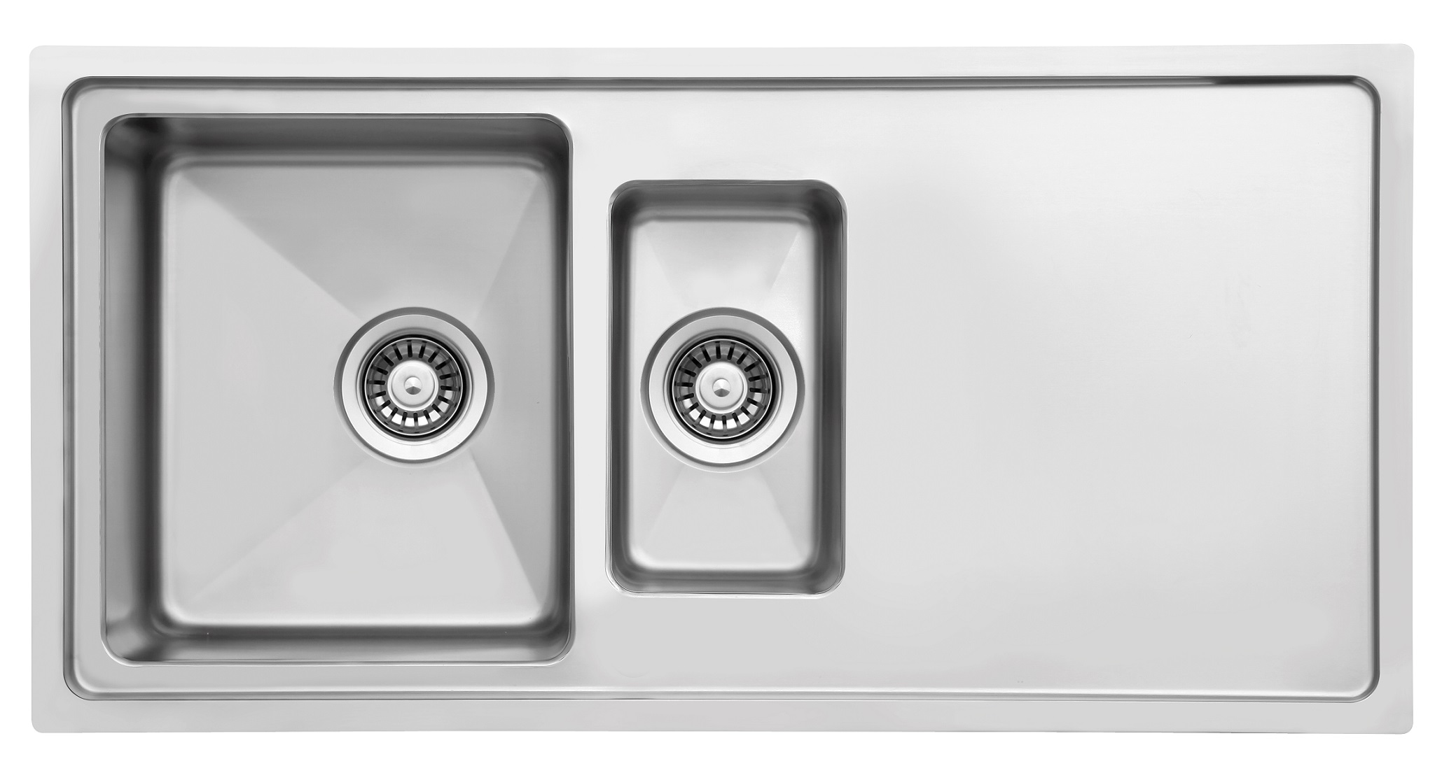 Spüle Edelstahlspüle Einbauspüle Küchenspüle Spülbecken 100 x 50